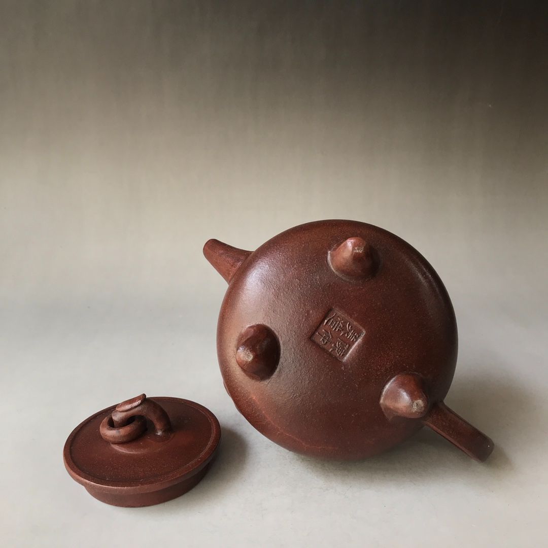 三足壷 紫砂壷