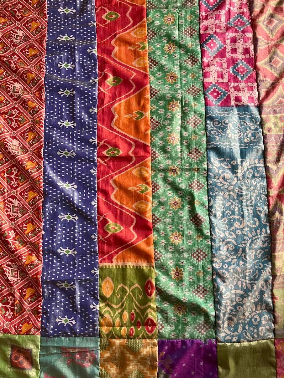 シルク カーテン インドサリー #A9 シングル - メルカリ