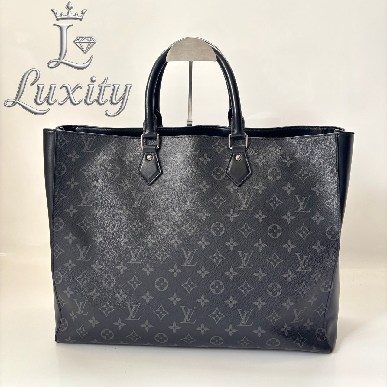 【極美品】ルイヴィトン　タイガ　ビジネスバッグ　黒　ブラック　レザー　トート 良品◎ LOUIS VUITTON ルイヴィトン トートバッグ ビジネス