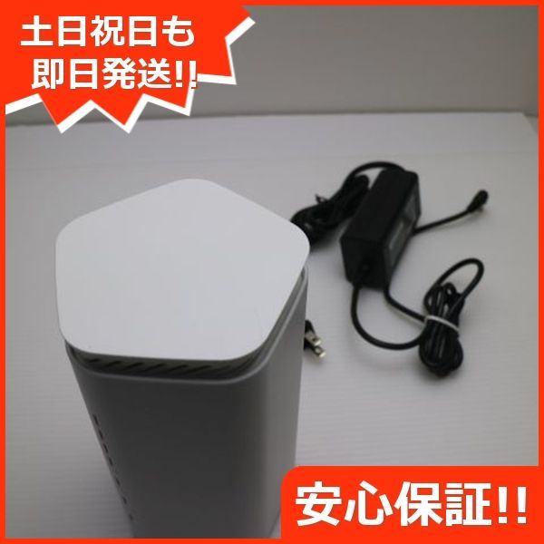 超美品 Speed Wi-Fi HOME 5G L12 NAR02 ホワイト 本体 即日発送 土日祝発送OK あすつく 06000