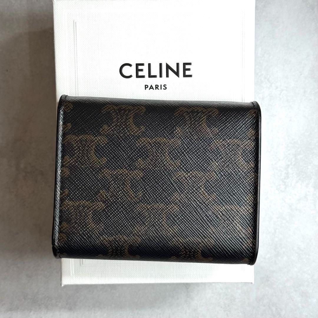 【Celine】セリーヌ small triomphe wallet トリオンフ財布 破格値下げ】 スモールウォレット セリーヌ ☆CELINE