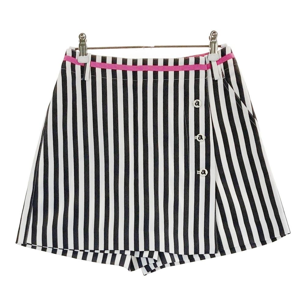 サイズ：36 ARCHIVIO アルチビオ ウールキュロットスカート 千鳥