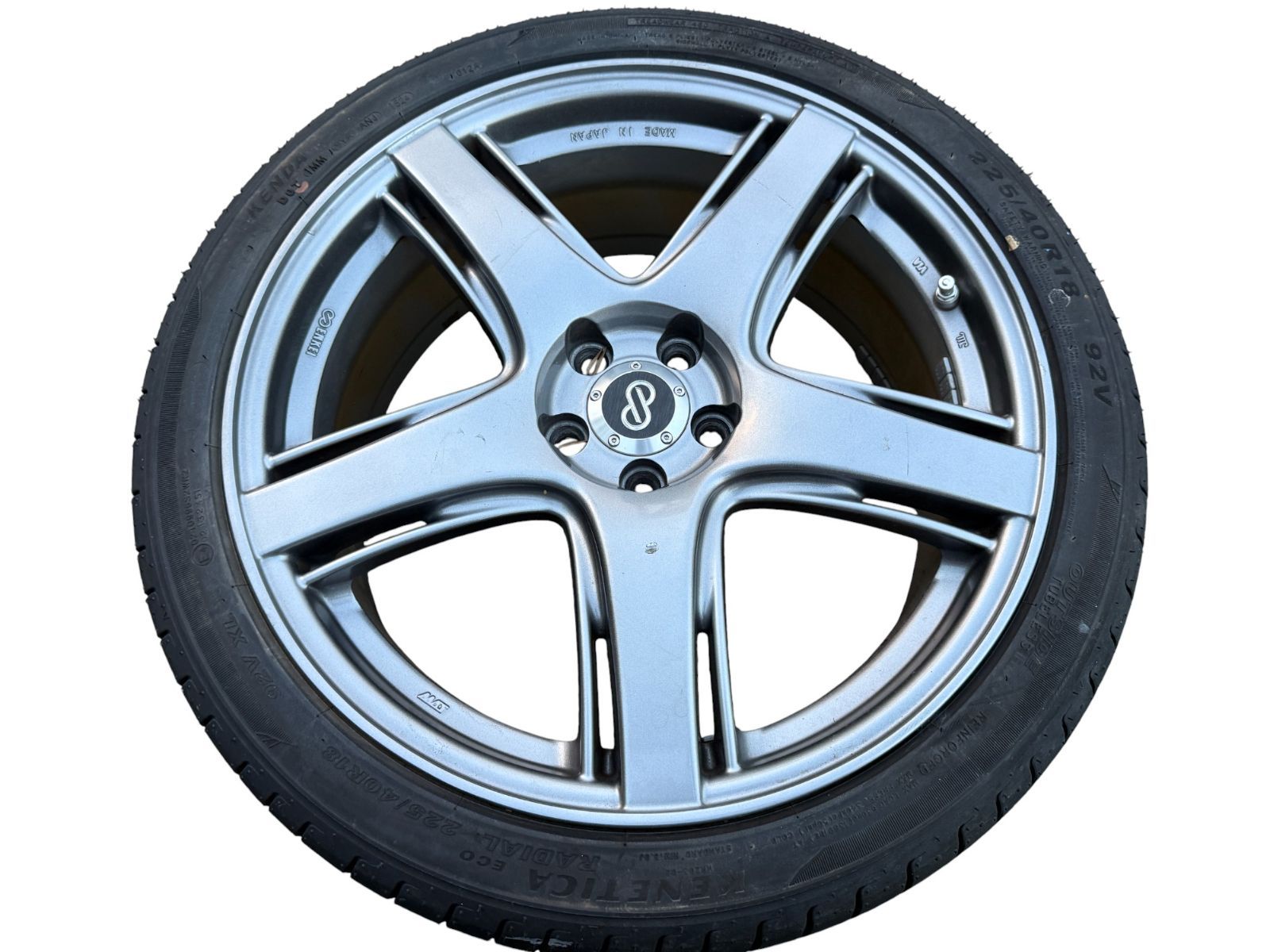 インプレッサ GK7 ENKEI RP-05 225 40R18 18×7.5J 5×100 アルミホイール 1本～別売り 管理番号 5118