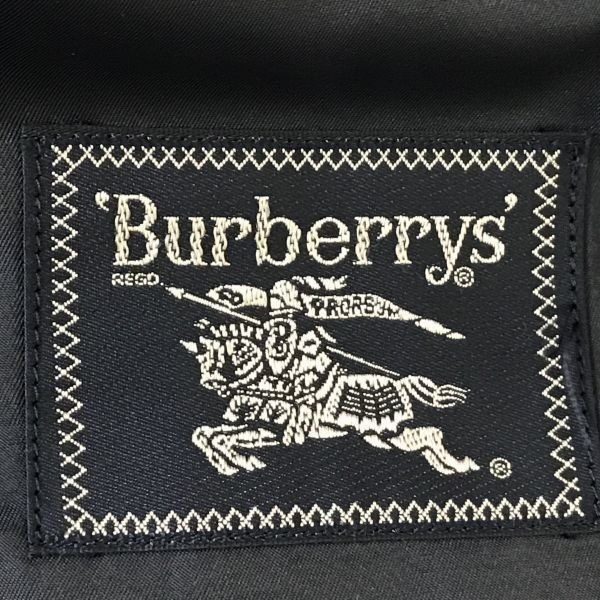 Burberry バーバリー　レザーベルト ブラック　シルバー金具 中古・古着通販】BURBERRY (バーバリー) レザーベルト ブラック