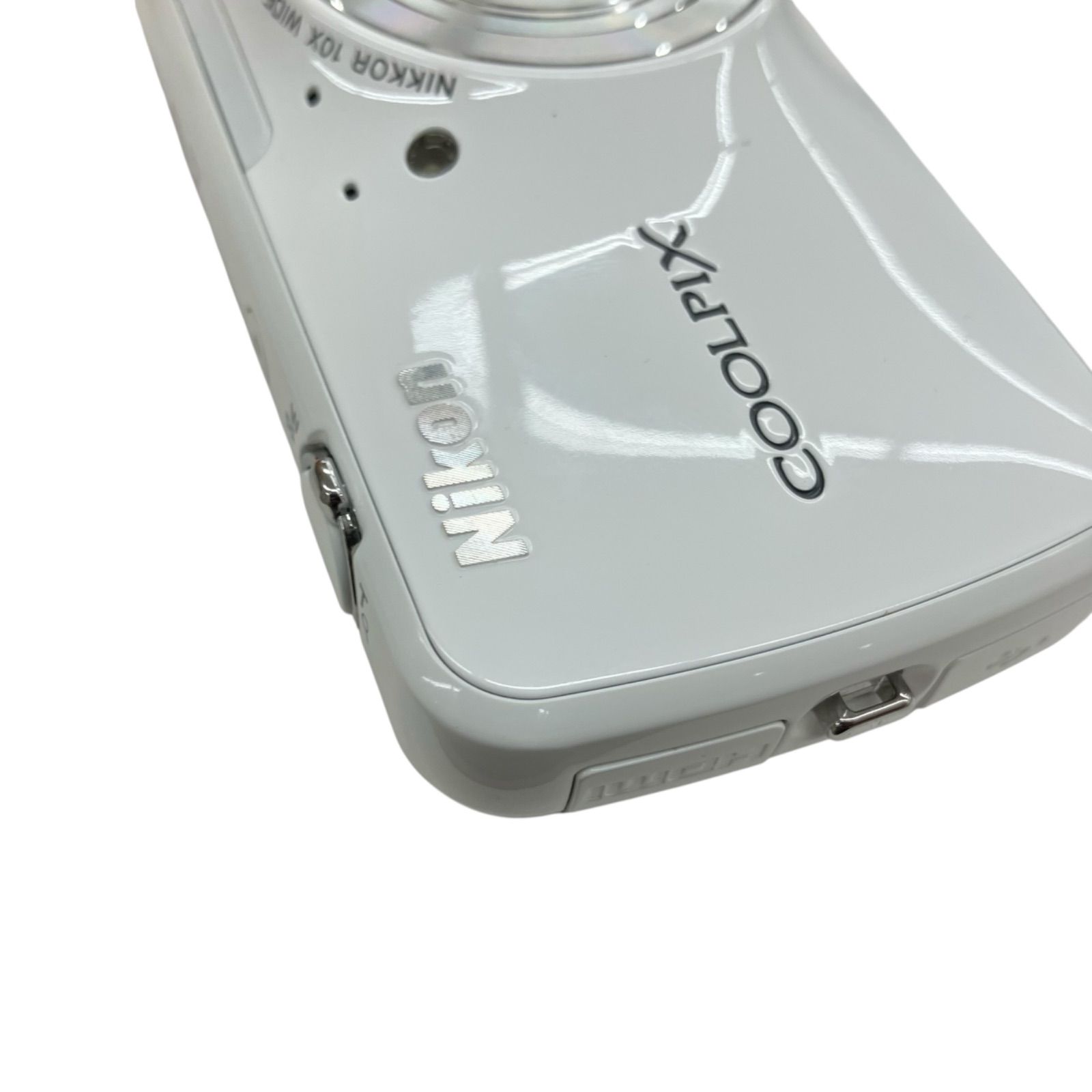 186000 現状品 Nikon COOLPIX S800C ホワイト - メルカリ