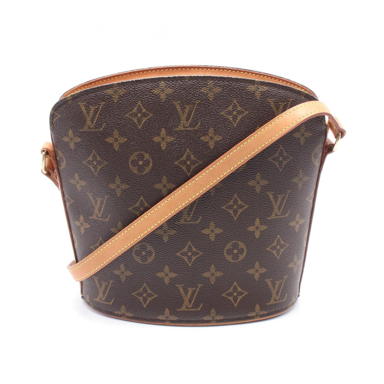 ルイ ヴィトン LOUIS VUITTON ショルダーバッグ ドルーオ モノグラム M51290 PVCコーティングキャンバス レザー ドルーオ レディース Used A