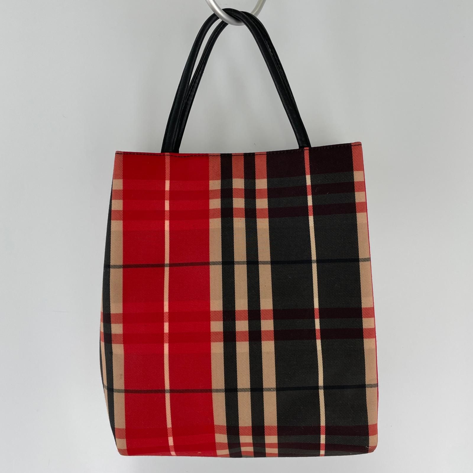 BURBERRY バーバリーチェック柄ハンドバッグ 楽天市場】【バッグ】BURBERRY バーバリー ノバチェック