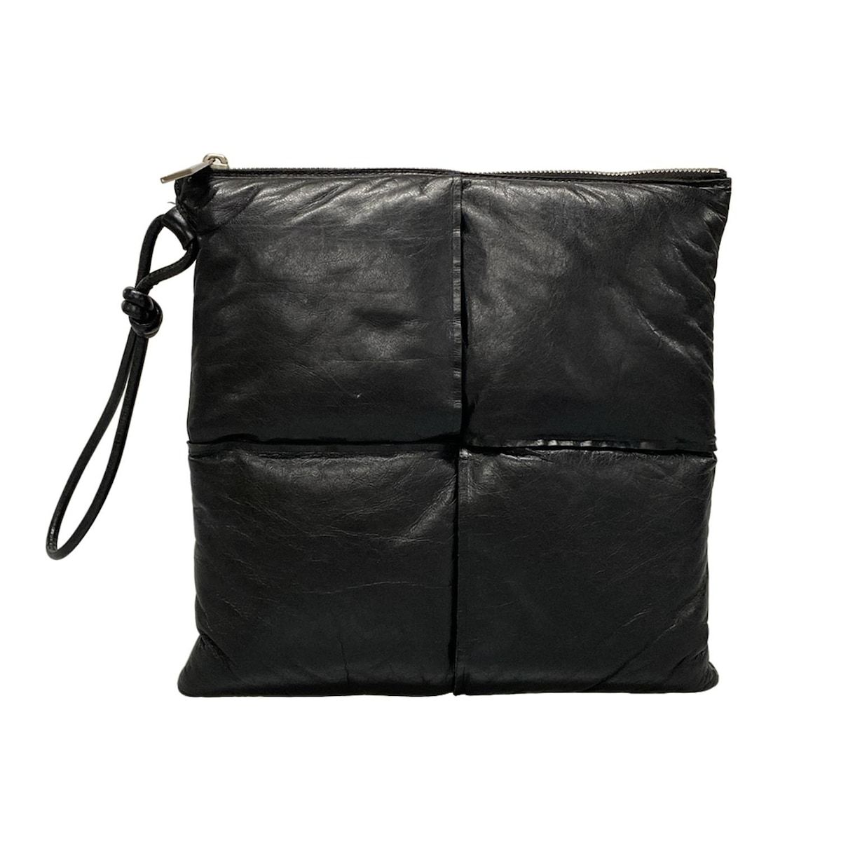 BOTTEGA 工場 VENETA クラッチバッグ イントレチャート ブラック