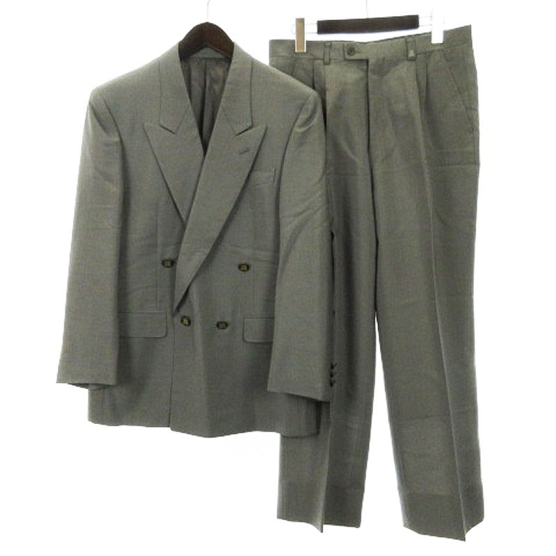 ランバン LANVIN セットアップ ダブル テーラードジャケット パンツ 