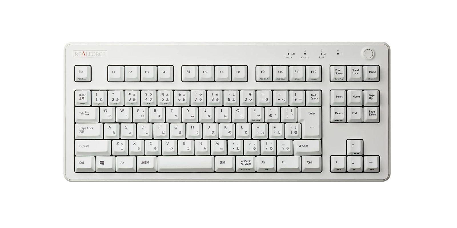 REALFORCE / R3S 　スーパーホワイト 日本語配列 　45グラム 楽天市場】【公式】 REALFORCE R3S キーボード 日本語配列