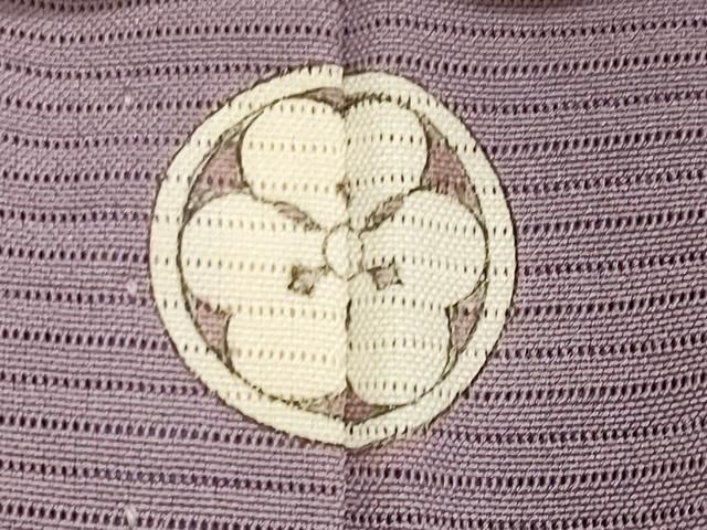 平和屋着物＊夏物 色無地 絽 薄葡萄色 正絹 逸品 未使用 CAAT9897gh