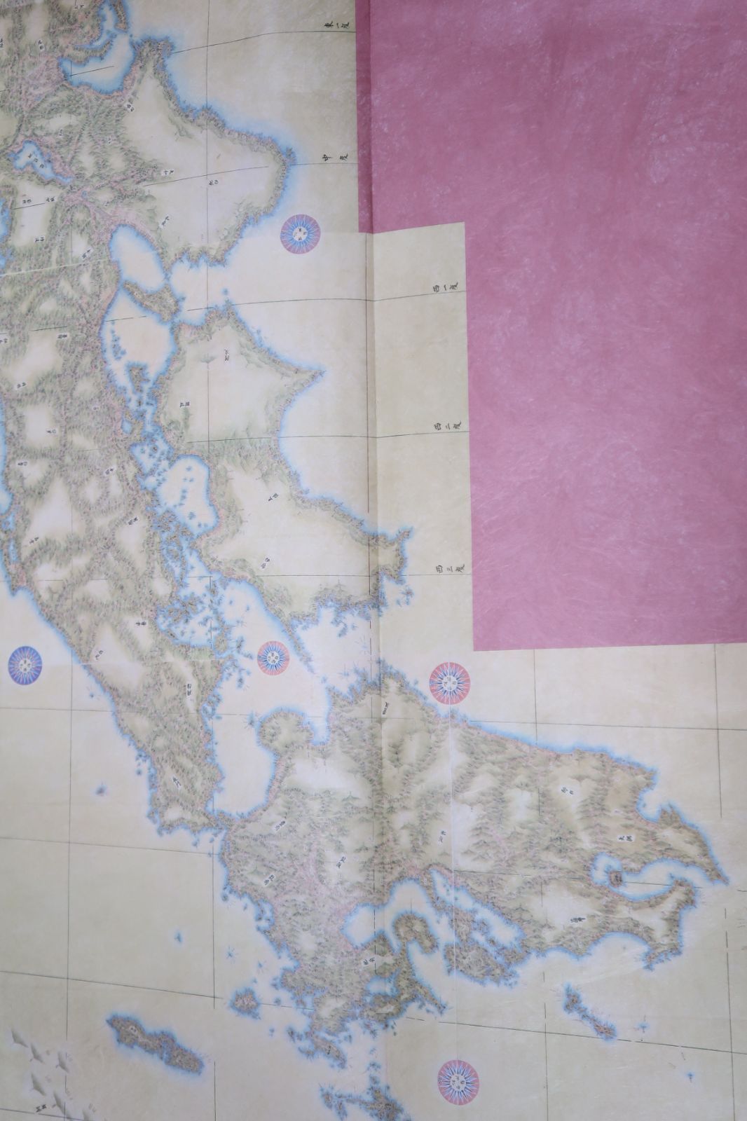 大日本沿海実測図・伊能中図・地図9枚/実物の2分の1大に複製/実物の