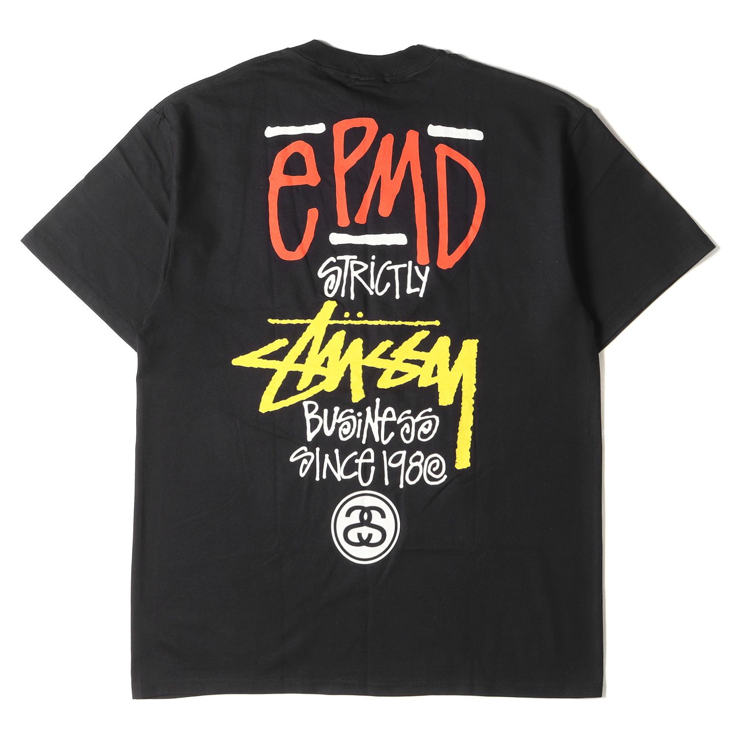 新品 STUSSY ステューシー Tシャツ サイズ:L 00s 原宿チャプト限定 EPMD フォトプリント クルーネック Tシャツ SS EPMD  TEE ブラック 黒 トップス カットソー 半袖 コラボ アーカイブ ストリート - メルカリ