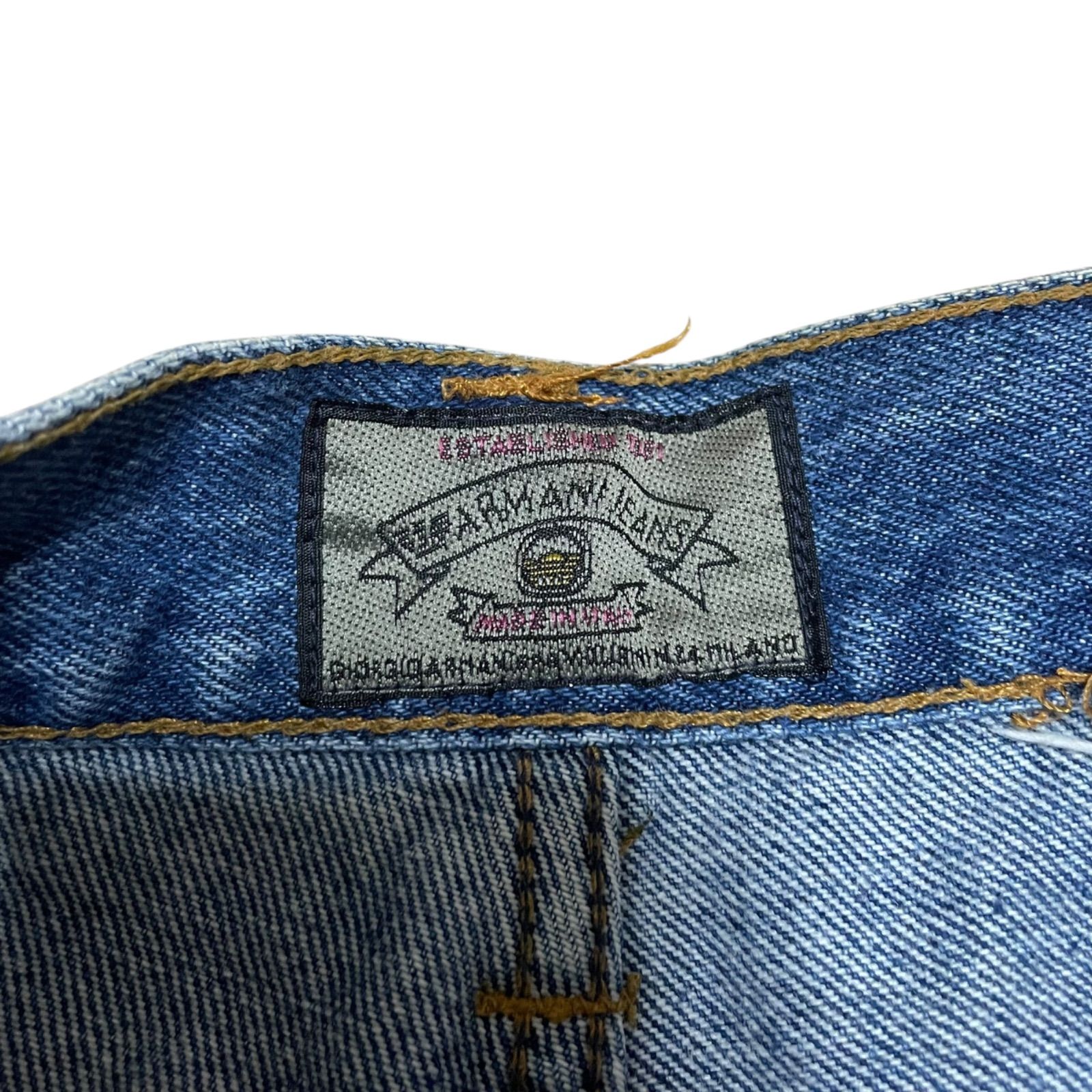ARMANI JEANS アルマーニジーンズ デニムパンツ 刺繍入り　ストレート 楽天市場】アルマーニジーンズ ARMANI JEANS メンズ パンツ