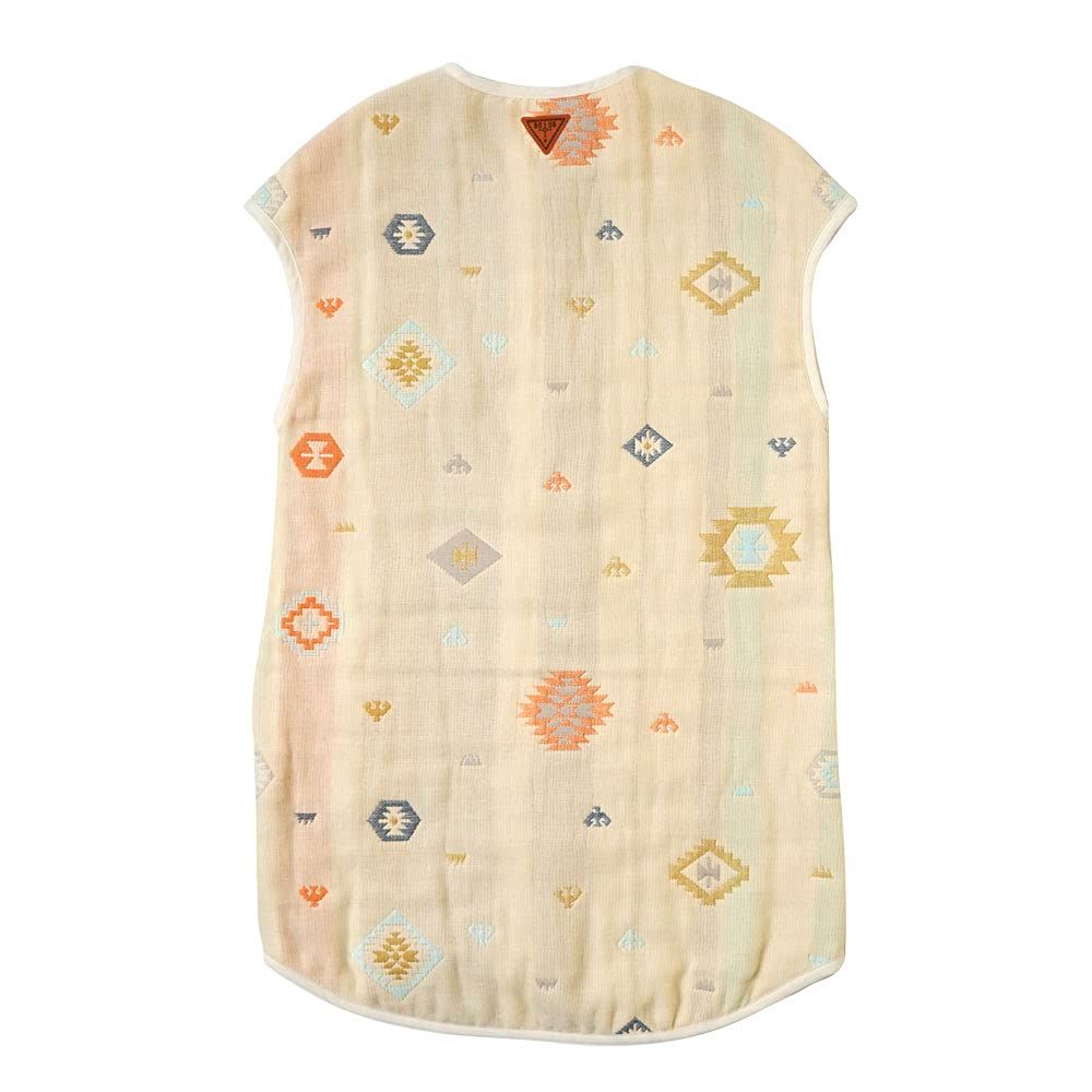  10 mois ディモワ -BOBO ふくふくガーゼ 6重ガーゼ スリーパー ジュニアサイズ トーテム スリーパー パジャマ バスローブ