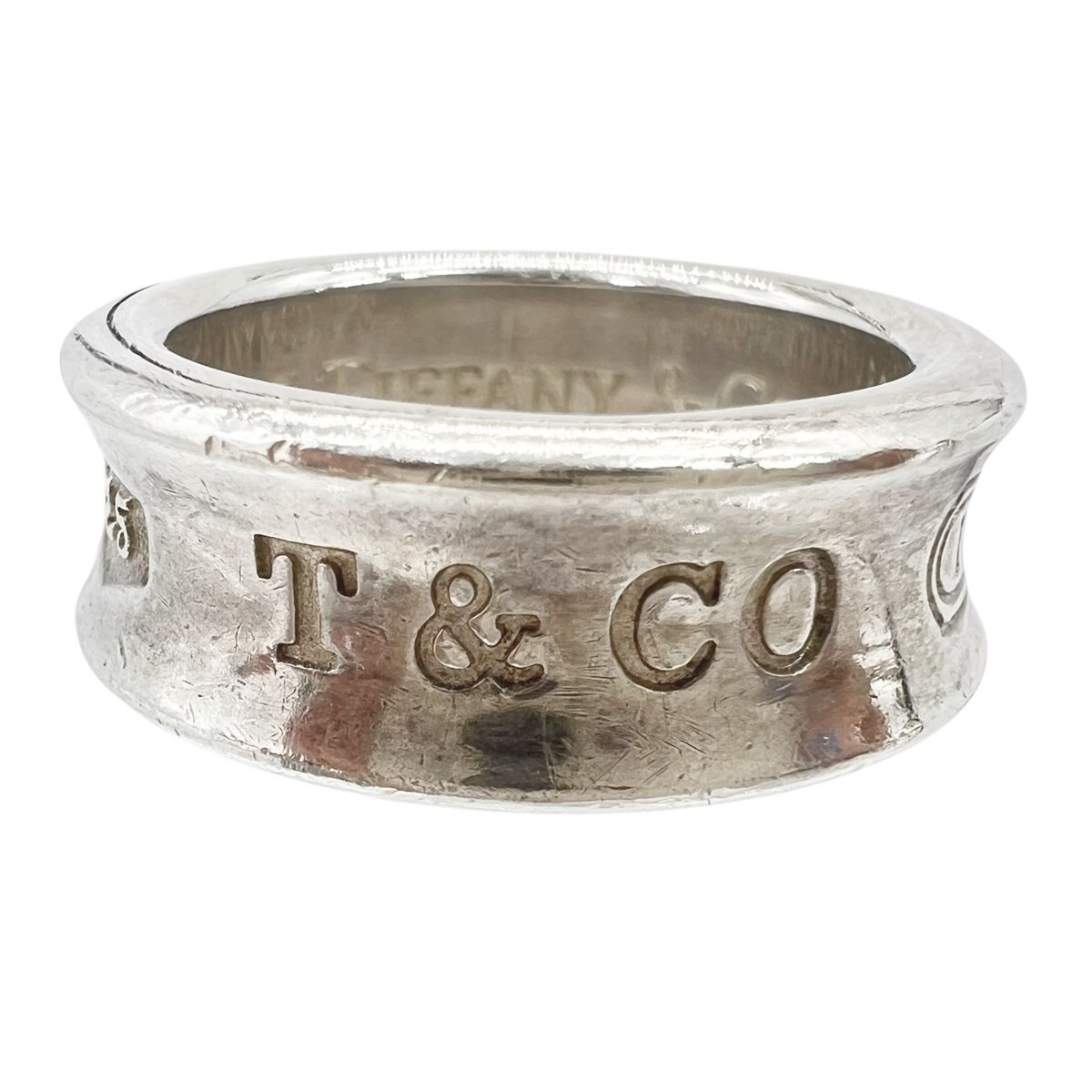 ティファニー ナロー リング 19号 1837 SV925 Silver 指輪 TIFFANY & Co. ティファニー 1837 ナロースクウェアリング 指輪