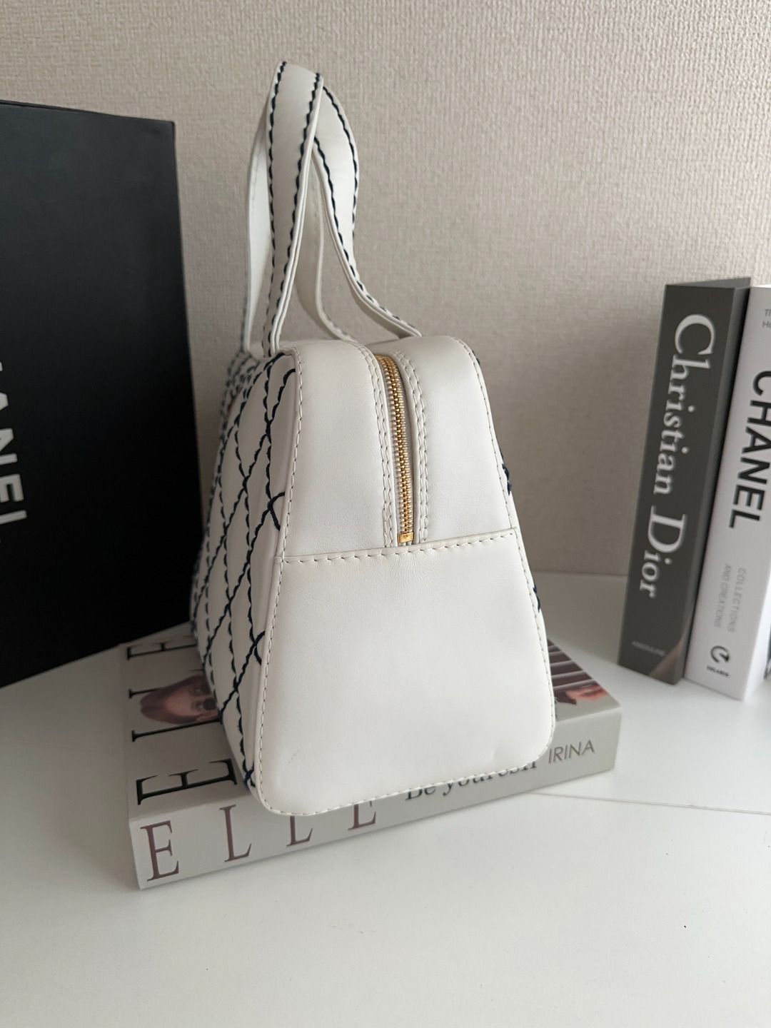 CHANEL シャネル レア ワイルドステッチ レザー ハンドバッグ