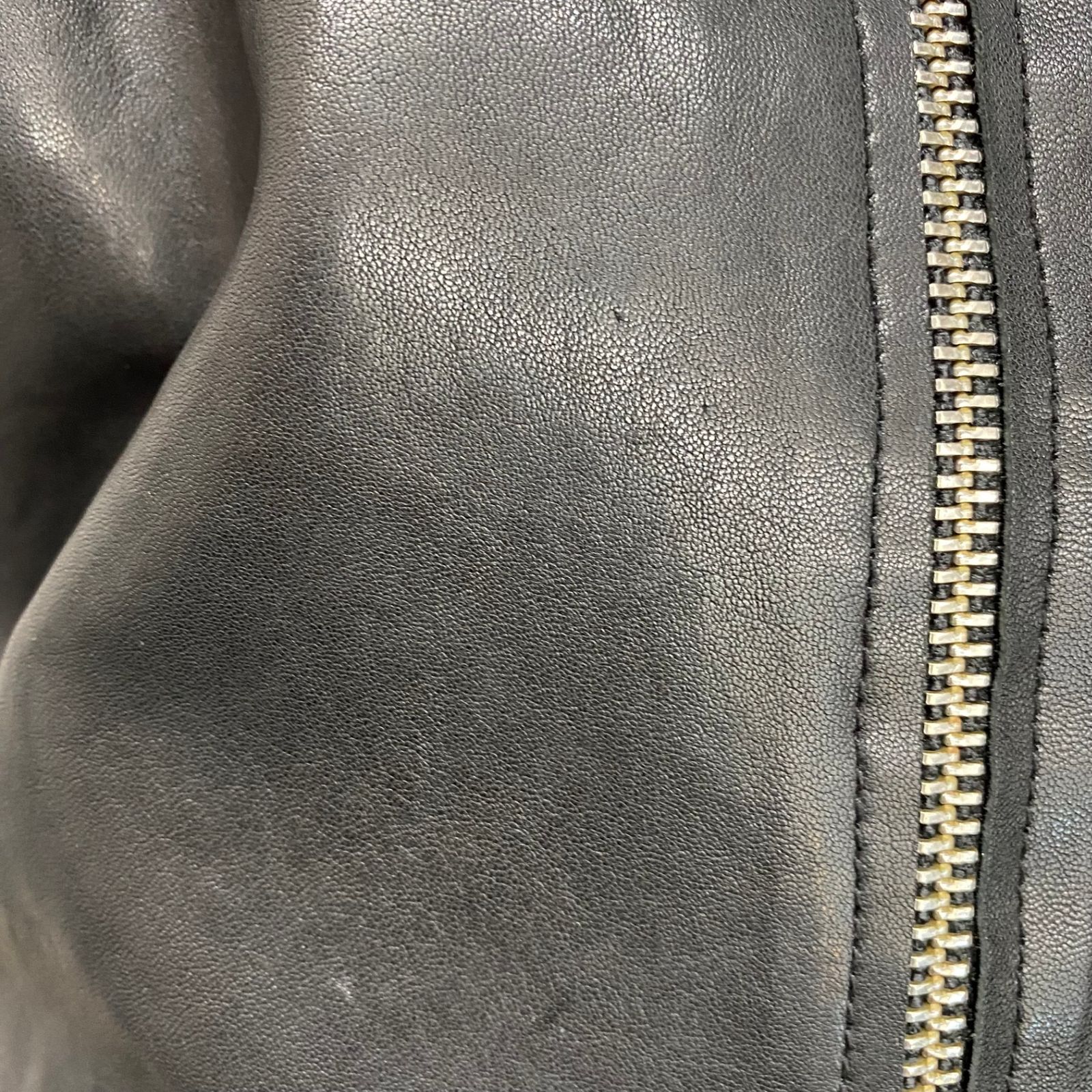 ディーゼル DIESEL l-korn-a Leather jacket with embossed Oval D