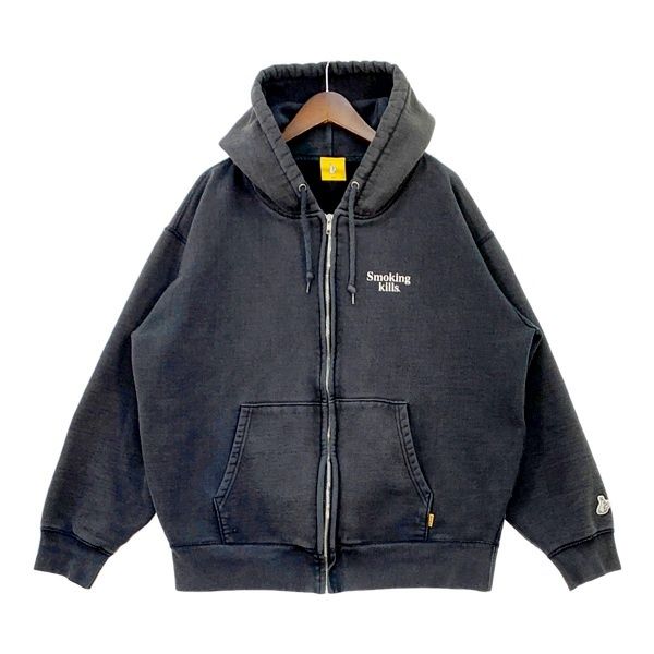 Smoking kills ジップアップ スウェット