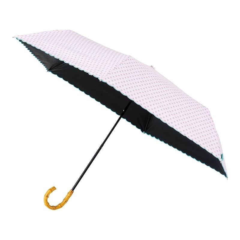 【アデリアレトロ】 コラボ [estaa エスタ] 日傘 折りたたみ傘 一級遮光 UV 晴雨兼用竹手元 31-240-30236-05 ピンク 0