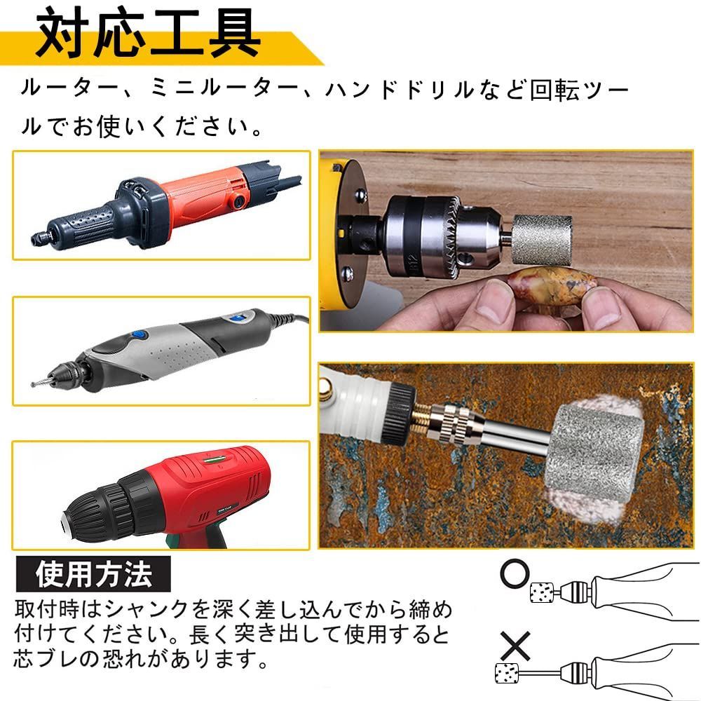 ミニルーターセット ネイルケア 研磨 彫刻 USB 電動 ビット ネイル