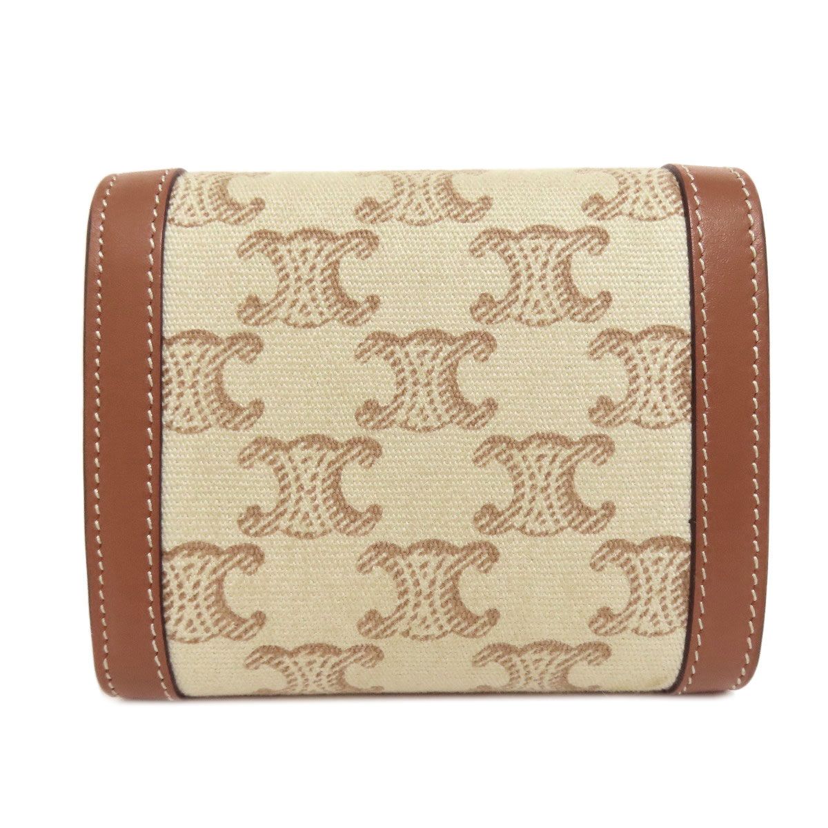 CELINE セリーヌ トリオンフ フラップ 二つ折り財布（小銭入れあり  