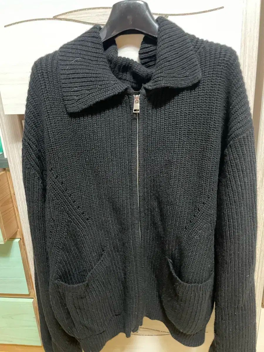 MUSINSA ムシンサ ニット セーター ジップアップ