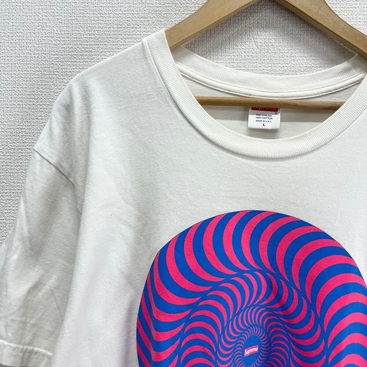 Supreme spitfire スワールパターン Tシャツ Lサイズ Supreme 