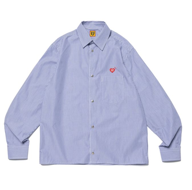 HUMAN MADE SNAP BUTTON L/S SHIRT シャツ HM26SH003 - メルカリ