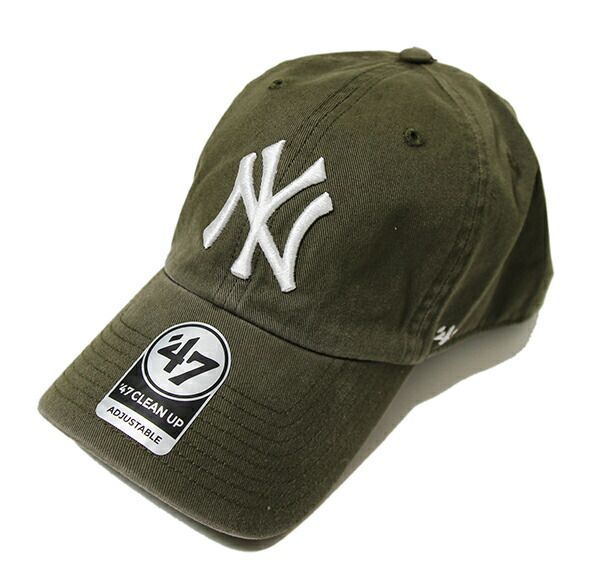 ’47 (フォーティセブン) FORTYSEVEN ヤンキース (ニューヨーク) キャップ Yankees Lake Shore ’47 CLEAN UP Sandalwood ベースボールキャップ ダッドハット メジャーリーグ