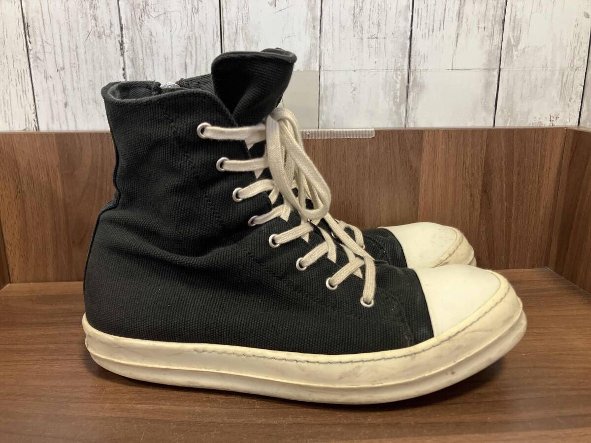リックオウエンス ダークシャドウ ラモーンズ ハイカット Rick Owens