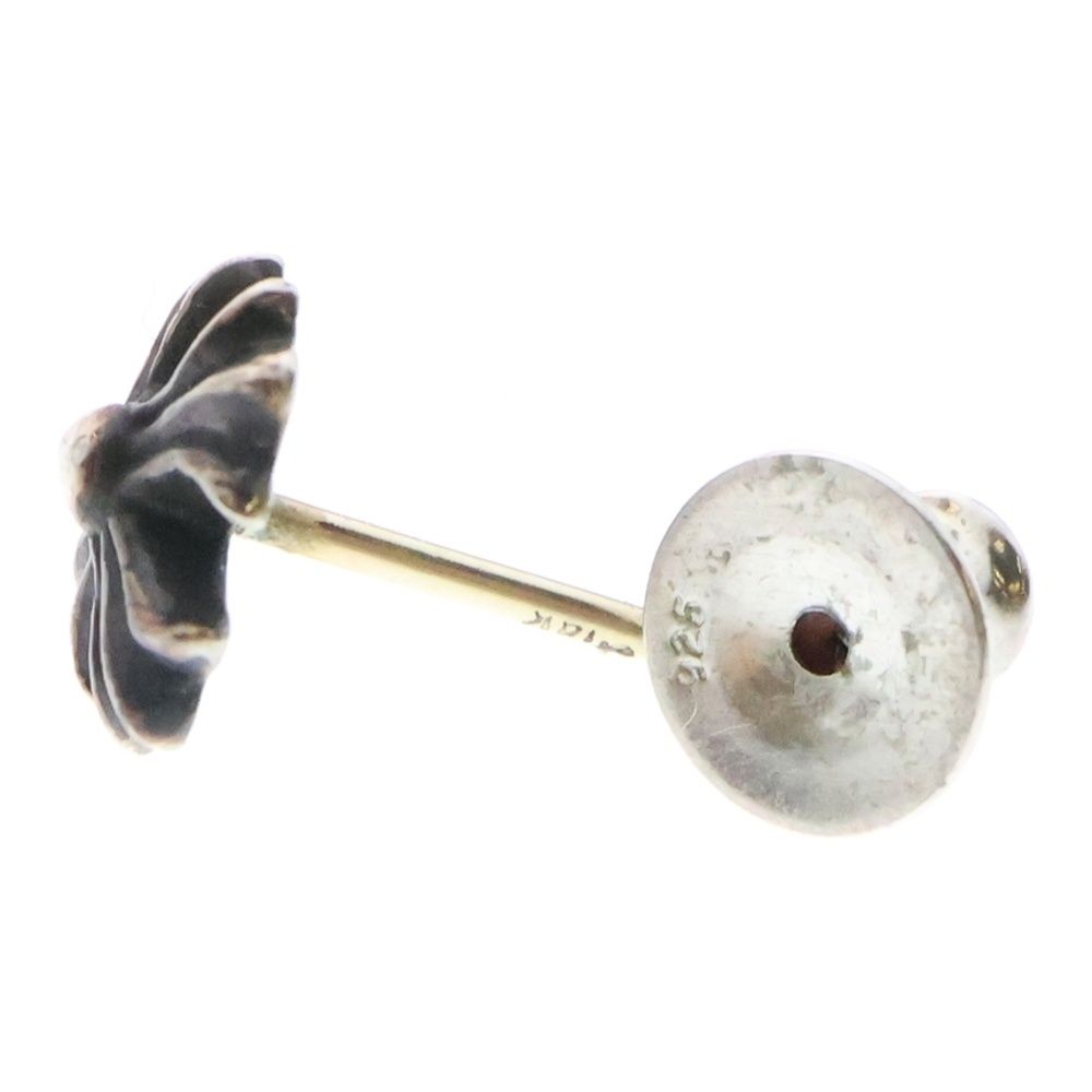 クロムハーツ STUD No2 CH PLS/CHプラススタッド シルバーピアス クロムハーツ CHプラス スタッドピアス No.2 SV925 K14（ポスト