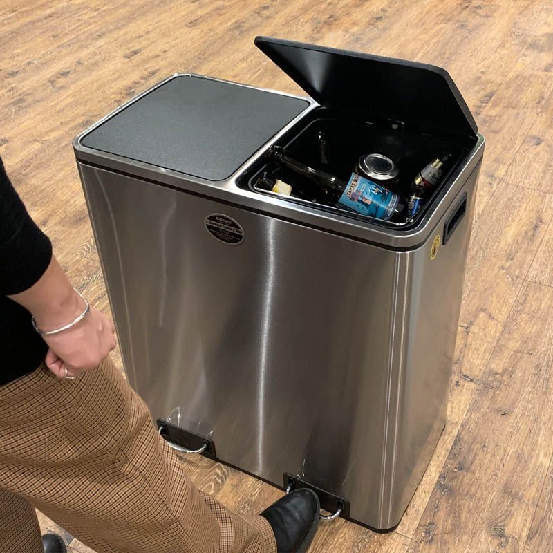 DULTON 新品 2コンパートメントビン 60L ダストボックス ゴミ箱 - メルカリ