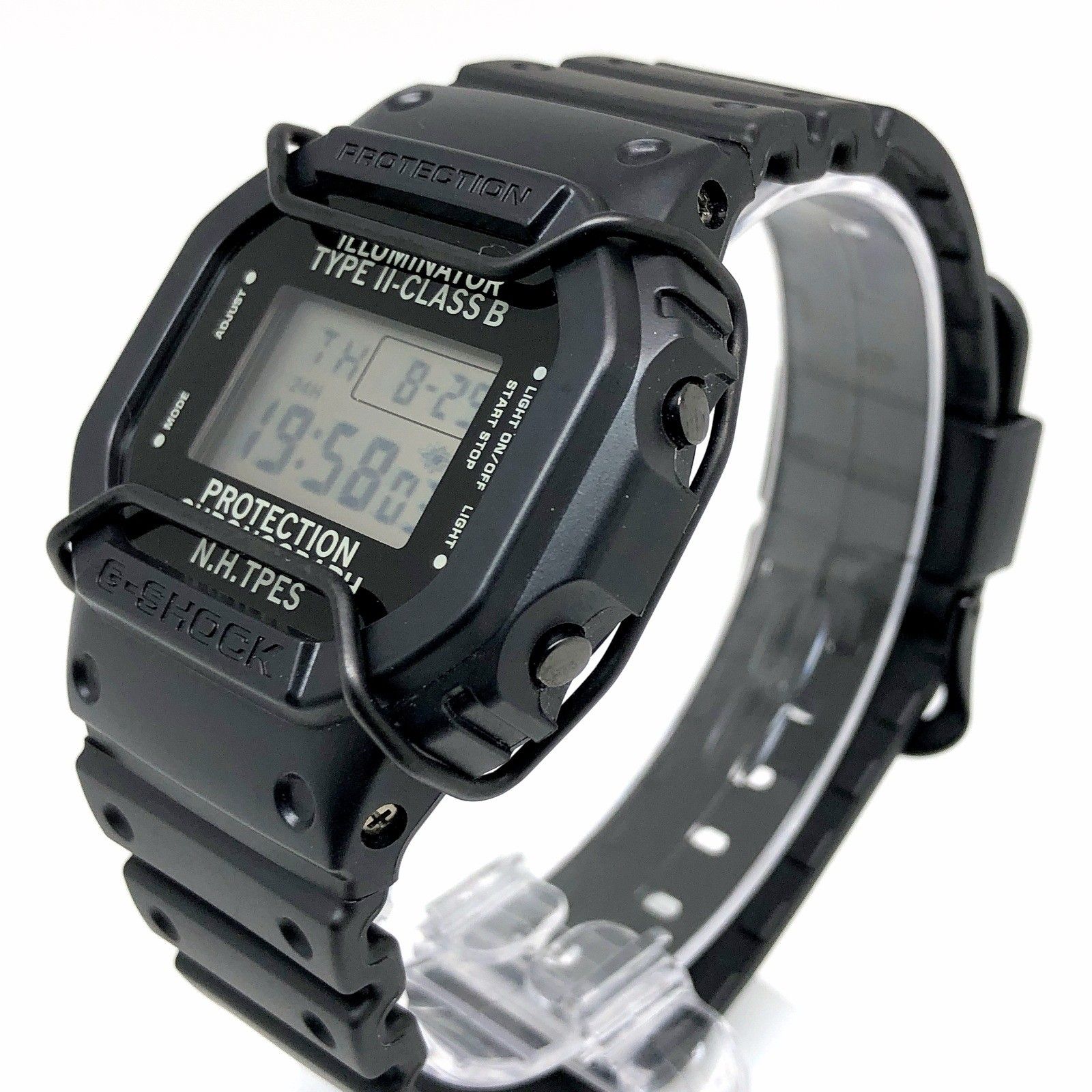 G-SHOCK ジーショック DW-5600NH N.HOOLYWOOD エヌハリウッド コラボモデル 第2弾 プロテクター レッドEL  オールブラック - メルカリ