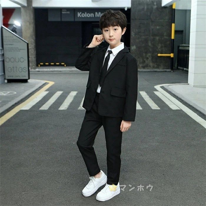 子供スーツ 4点セット 男の子 スーツセットアップ 子供服 スーツ