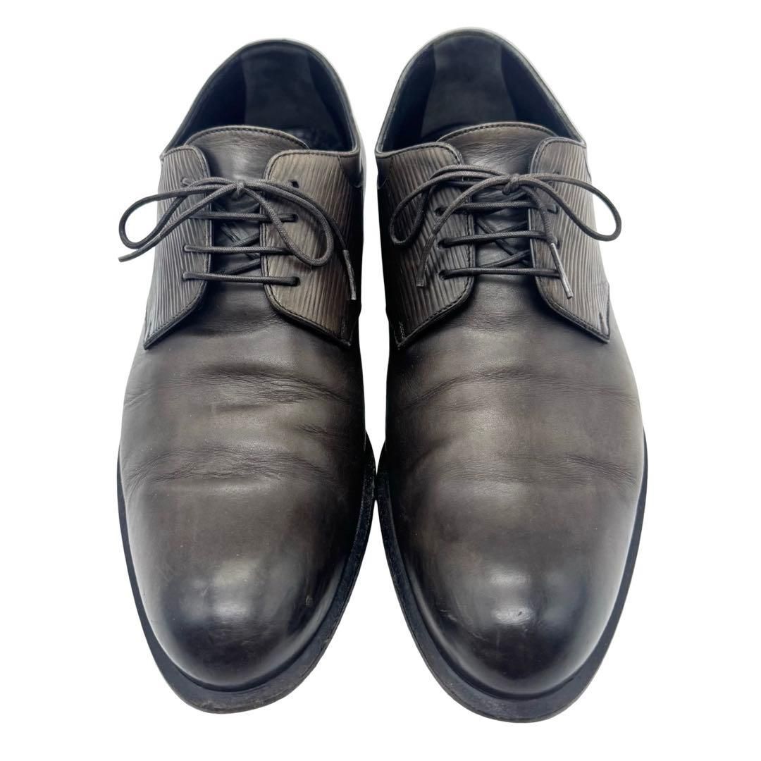 LOUIS VUITTON ルイヴィトン エピライン レザー プレーントゥ ビジネスシューズ 革靴 カーキ×ブラウン メンズ 表記６ 25cm相当