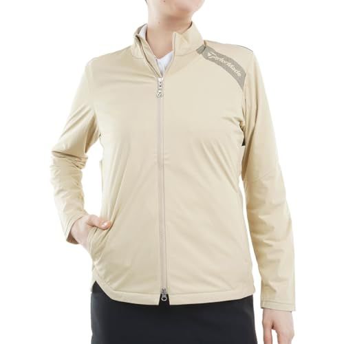 テーラーメイド TAYLOR MADE ダブルレイヤー ウィンド ジャケット ベージュ S レディース 24 FW UN 385