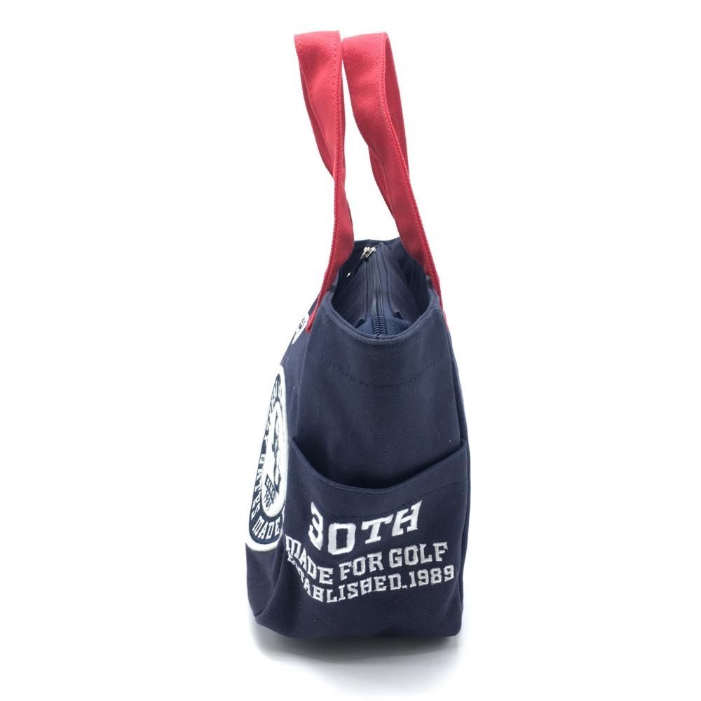 パーリーゲイツ カートバッグ ネイビー×レッド ワッペン 30周年ゴルフ