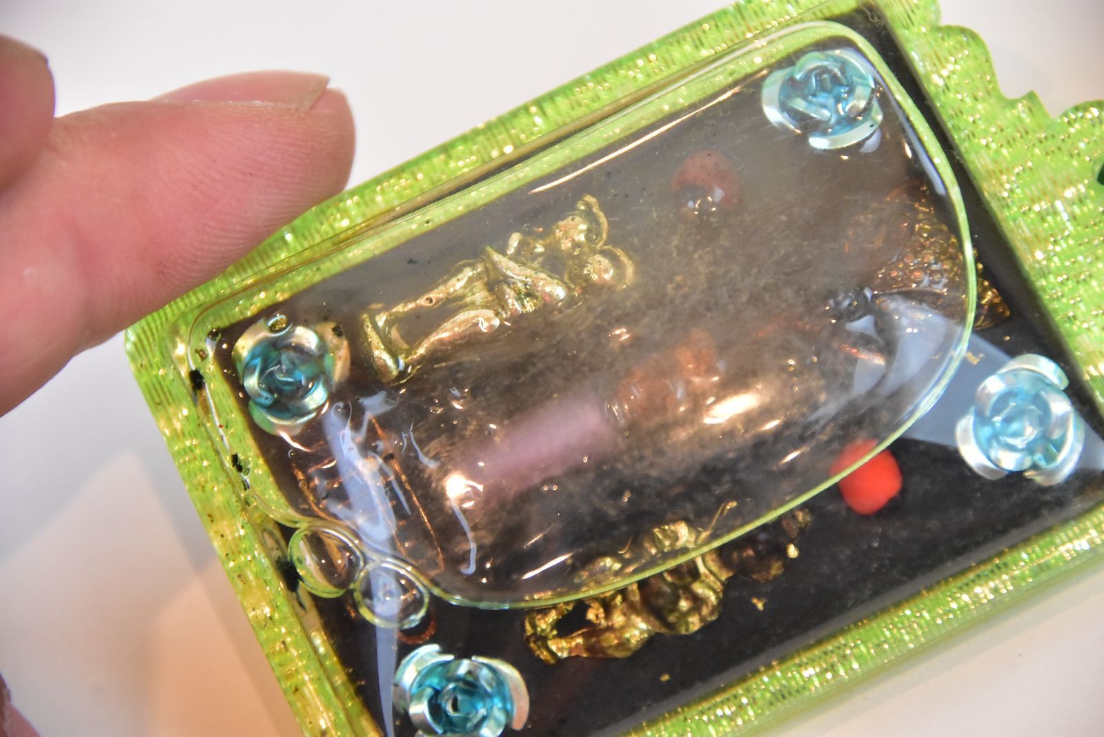 タイ呪物 呪符 ジンジョークカオハン 九尾の狐 プラクルアン 恋愛運