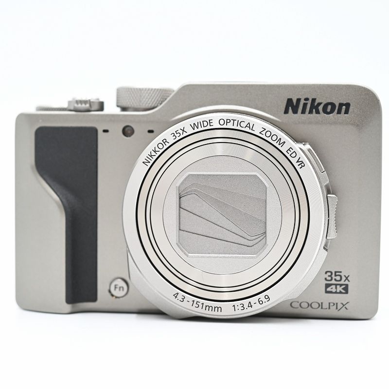 動作確認済】Nikon COOLPIX シルバー コンパクトデジタルカメラ 動作