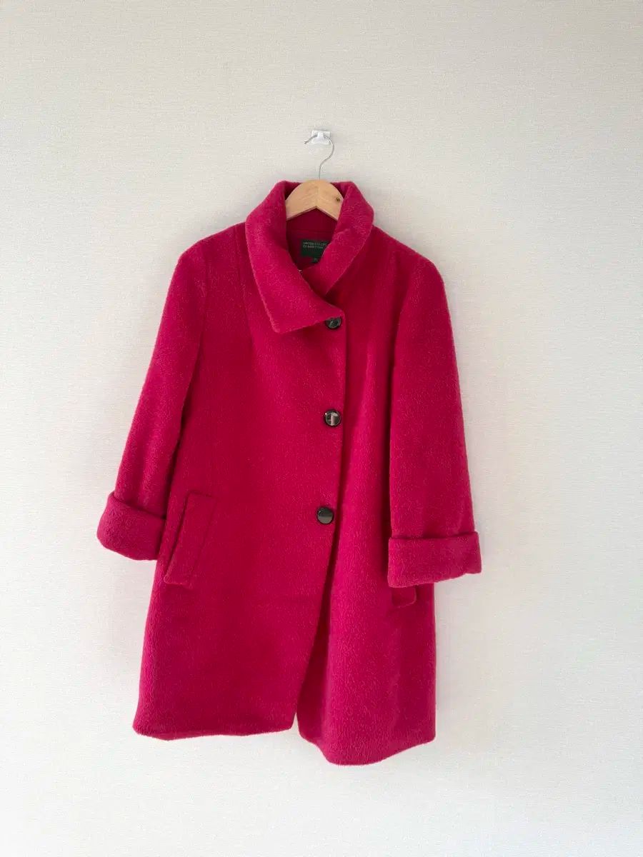 BENETTON BENETTON ベネトン アルパカ コート 42 サイズ 55 ー 66