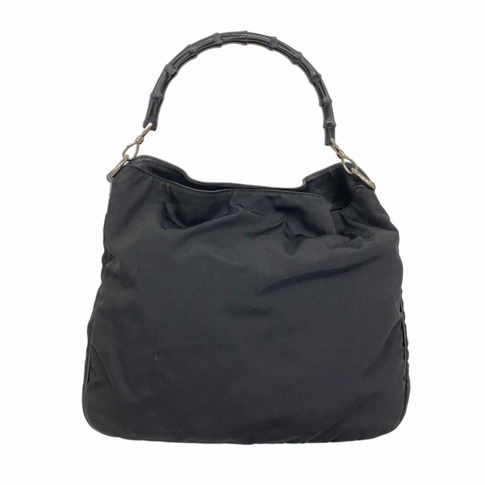 グッチ Gucci グッチ ショルダーバッグ バンブー 001 1577 ナイロン ブラック レディース