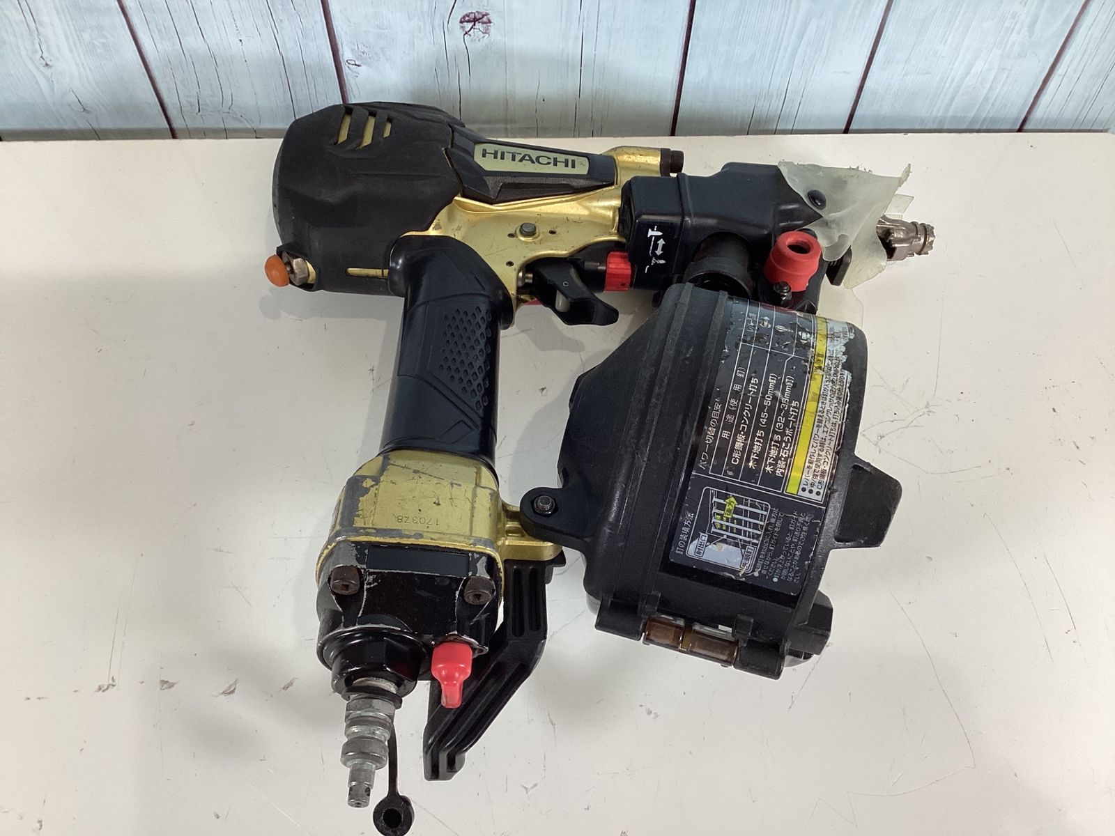 ハイコーキ HIKOKI 旧 日立工機 高圧エア釘打ち機 NV 50 HR S