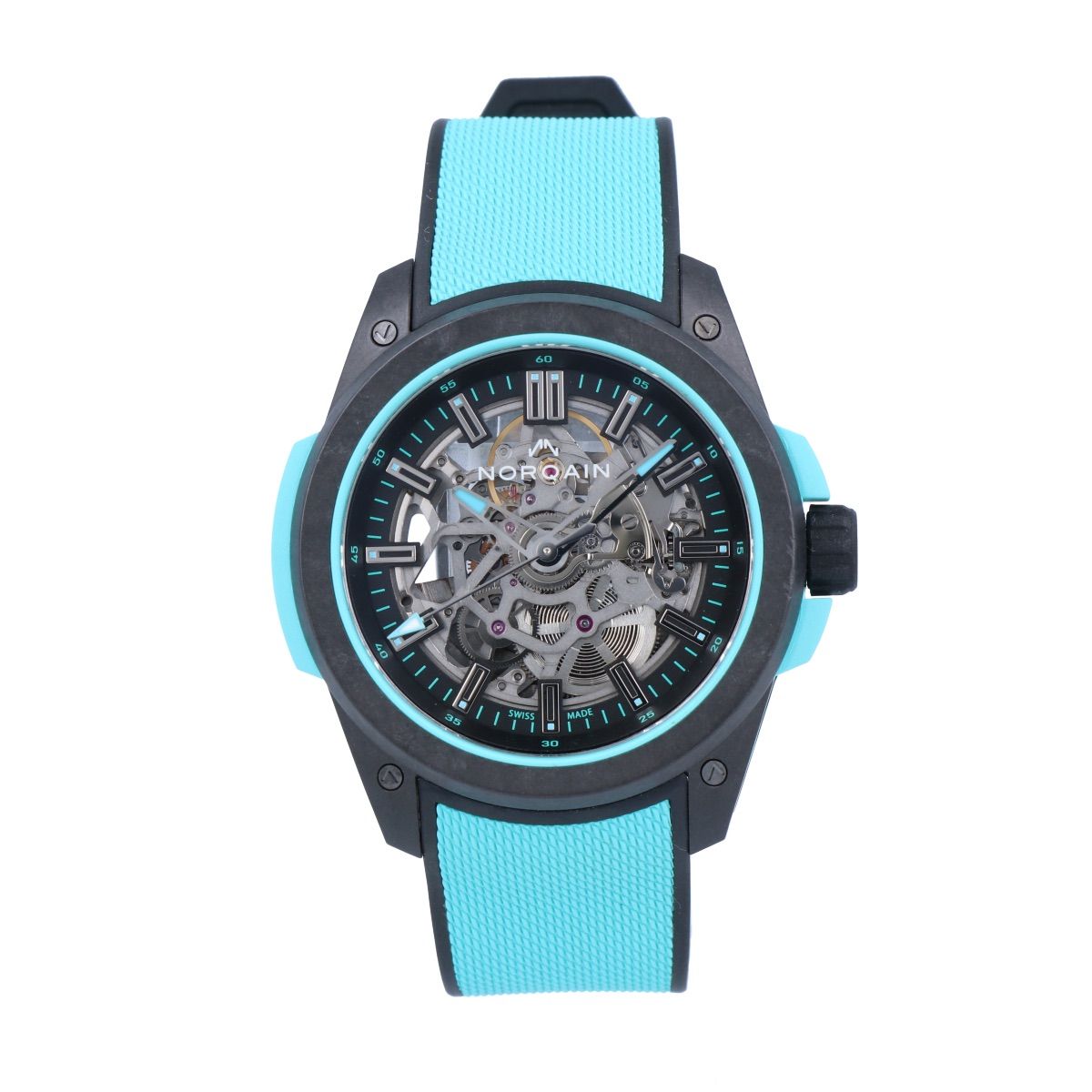 専用出品 NORQAIN】 ノルケイン WILD ONE SKELETON 42MM TURQUOISE