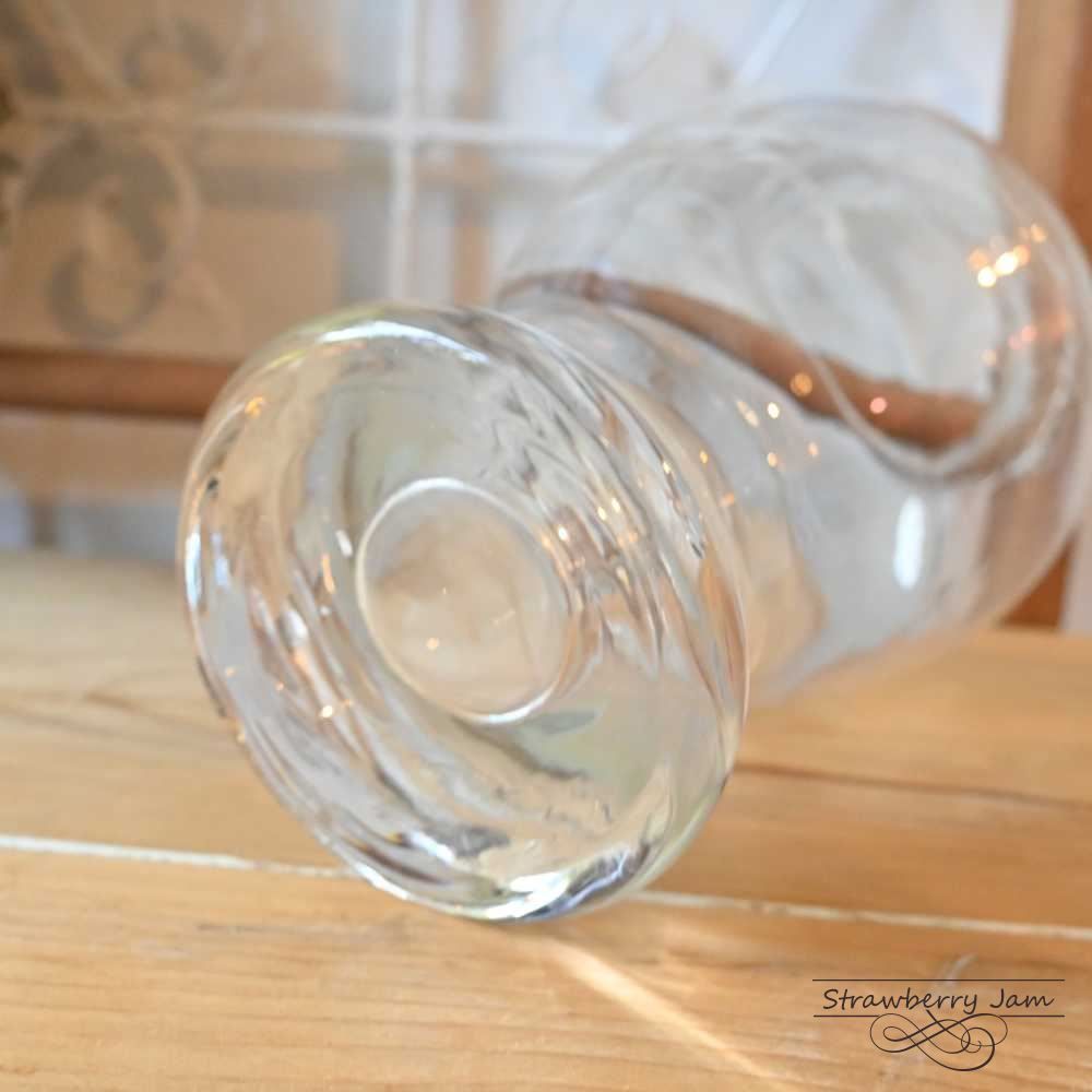 L3705-301 英国アンティーク フラワーベース ガラス 花瓶 花器 お花 L3705-301 英国アンティーク フラワーベース ガラス 花瓶 花器