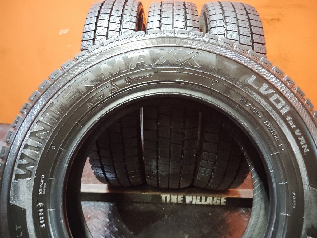 DUNLOP WINTER MAXX LV01 155/80R14 88/86N LT 14インチ 4本 24年製