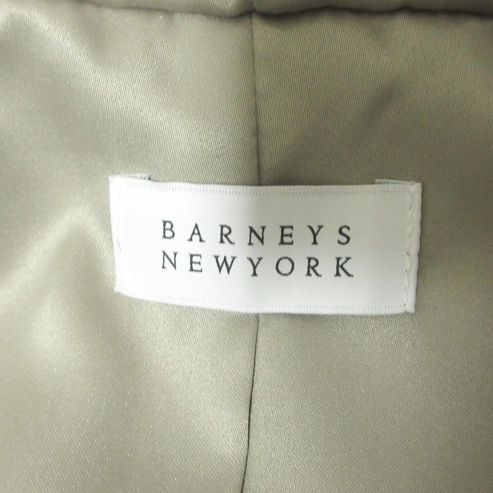 美品 BARNEYS NEW YORK バーニーズニューヨーク ロング フーデッド