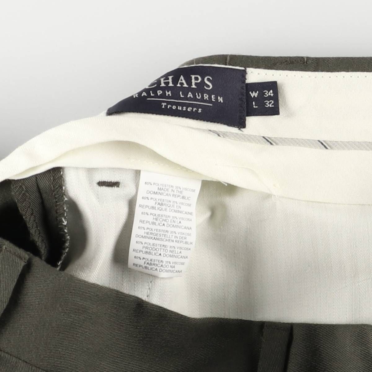 ツータック スラックスパンツ