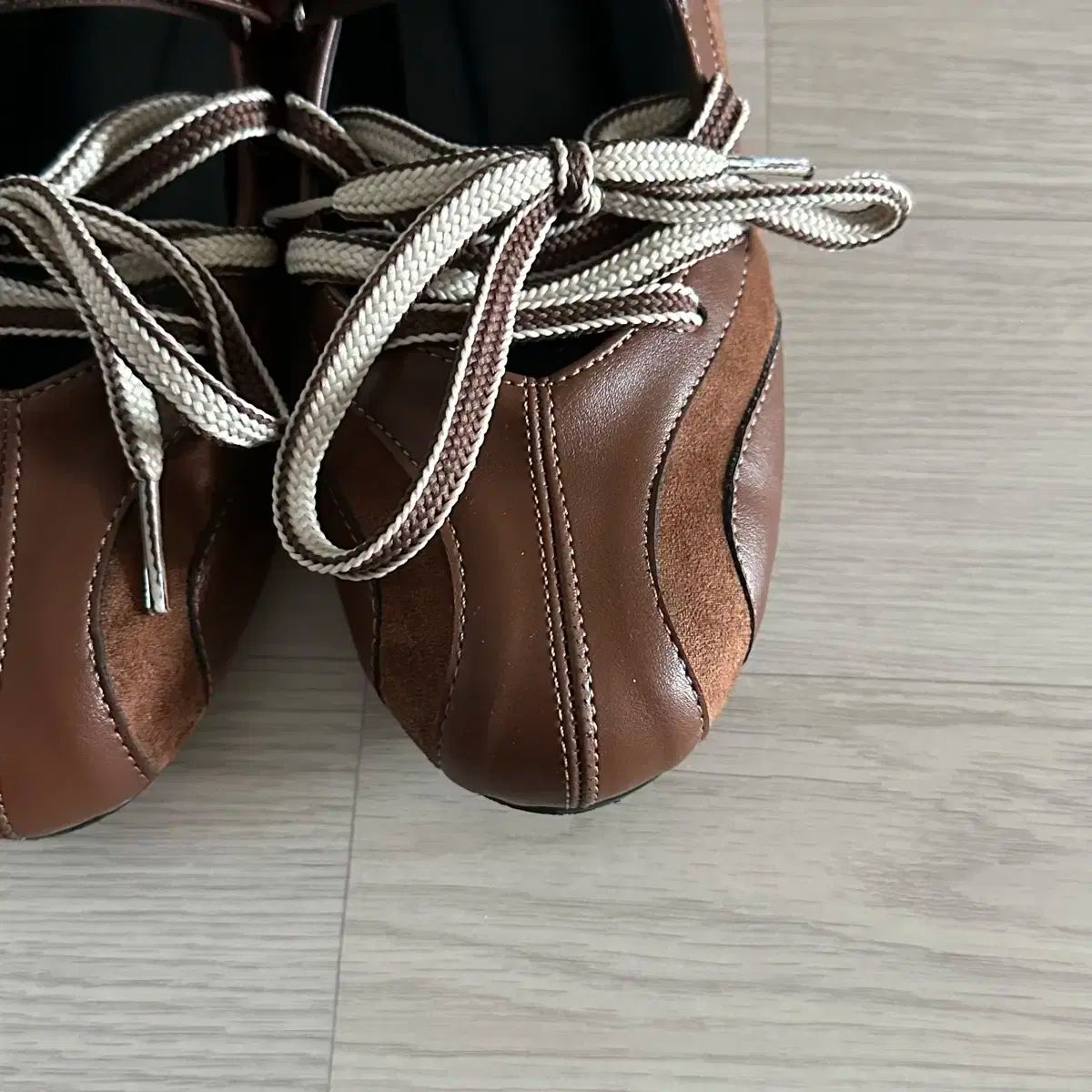 フラットシューズ・バレエシューズ Forrr フォルン MARY JANE(メリージェーン) ブラウン 250 マジックテープ シニア