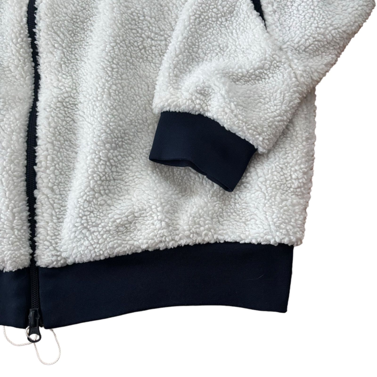 【NIKE】リバーシブル ボアジャケット ビッグスウィッシュ Ꮮサイズ【ナイキ】 新品] NIKE ナイキ ボアジャケット リバーシブル ナイロン